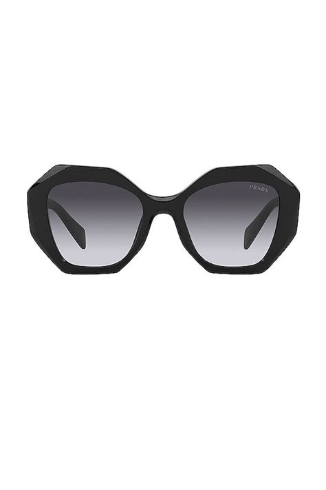 sculto reo irregular rounded in black & dark grey prada|Prada Sculto Reo Irregular Rounded in Black .